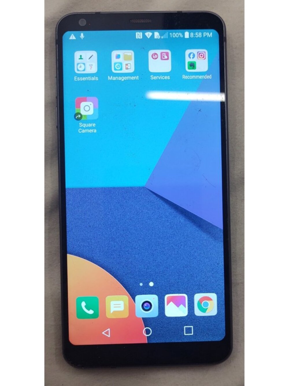 LG G6 Black 32GB Android Smartphone Unlocked T-Mobile AT&T LG-H871 Dont Upload